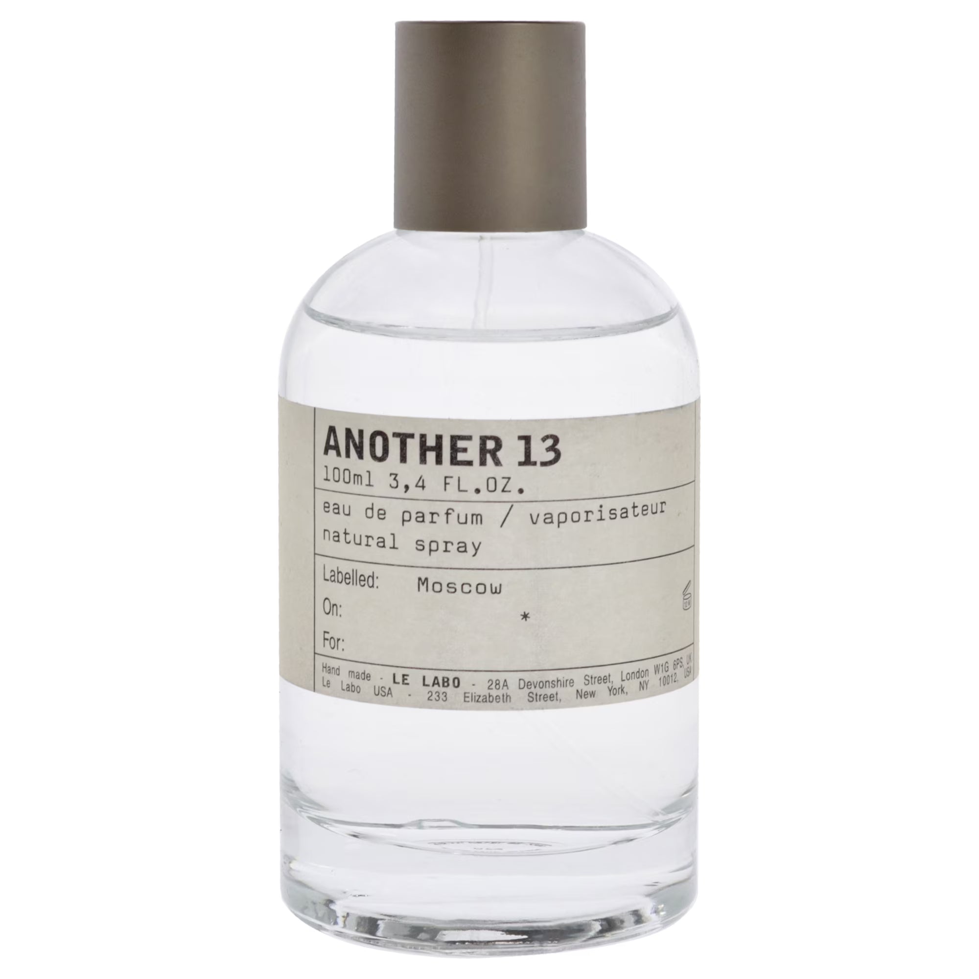 Le Labo Another 13 fragrance bottle and packaging