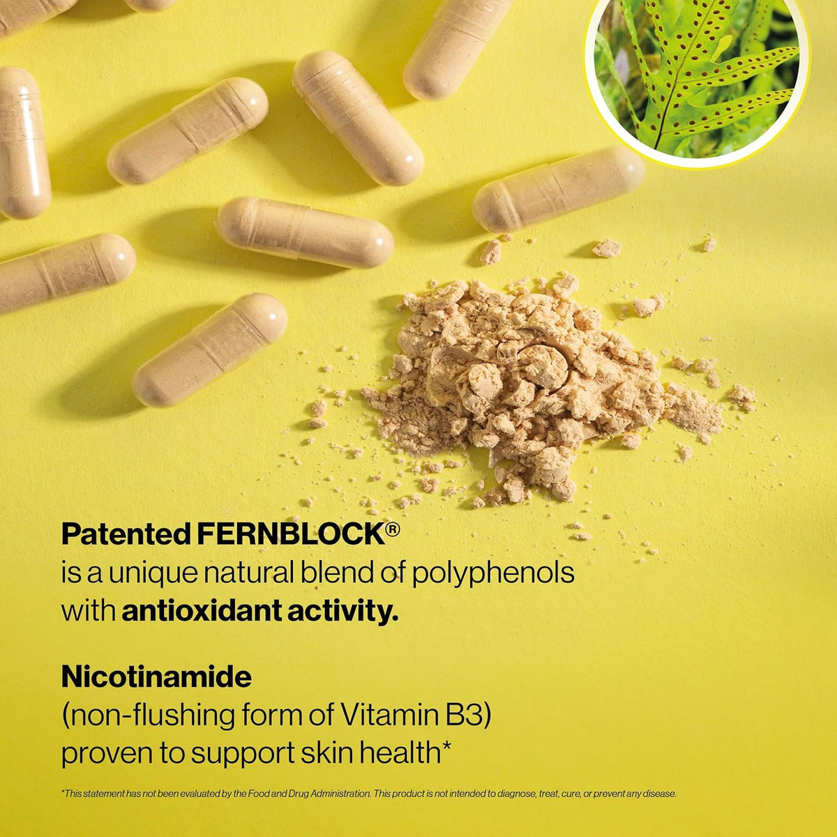 Heliocare Advanced Niacin B3 Supplement: Fernblock PLE Extract 240mg Per Serving