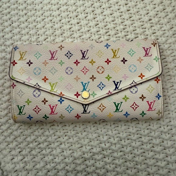 Louis Vuitton Colorful Monogram Wallet featuring a multicolor monogram design
