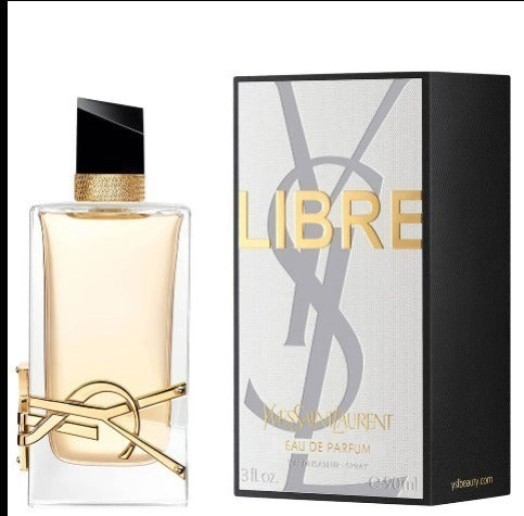 YSL Libre Eau de Parfum 90ml bottle with black and white packaging