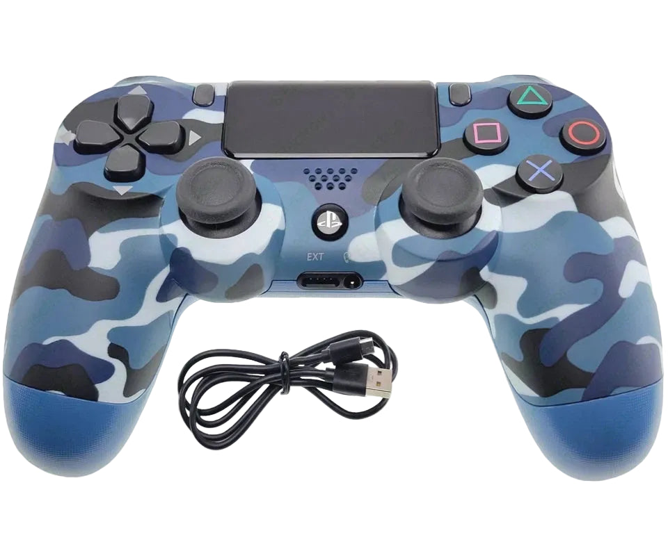 Sony PS4 DualShock 4 V2 wireless controller Blue Camouflage PlayStation 4 gaming accessory