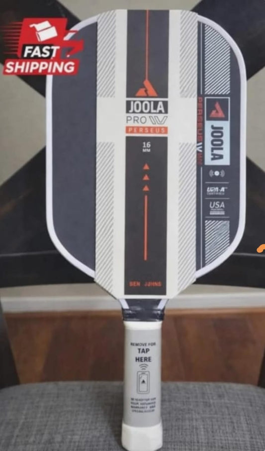 16mm professional pickleball paddle black white and orange design