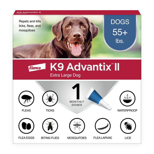 K9 Advantix II flea and tick treatment for extra large dogs 1 pack
