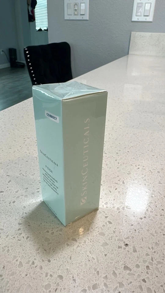 SkinCeuticals P-TIOX serum bottle and packaging