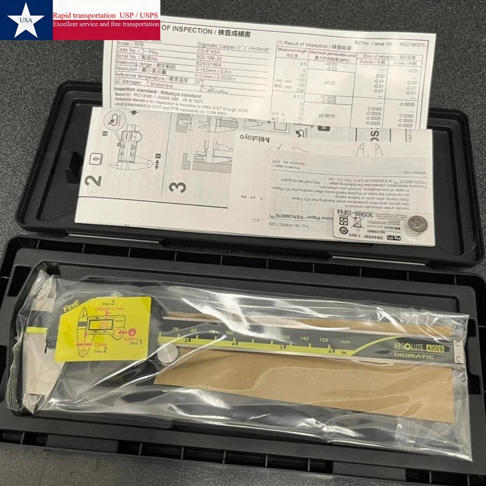 500-196-30 Mitutoyo 150mm Absolute Digital Caliper